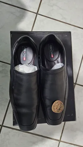 Sapato Masculino Ferracini 24h Bristol PL Preto - Nº 43 - Couro Natural - Usado 1 vez