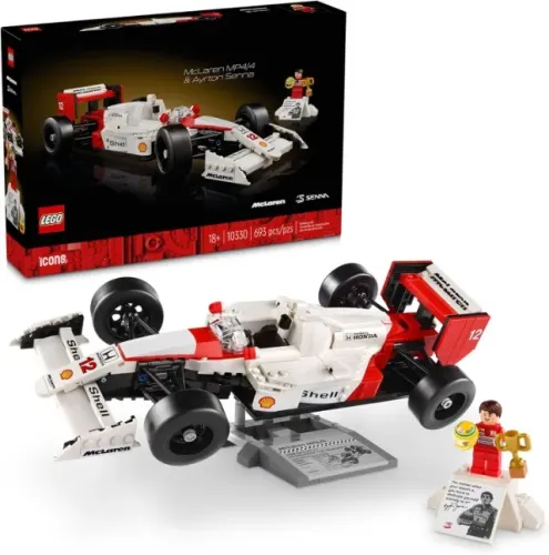 LEGO Icons McLaren MP4/4 e Ayrton Senna