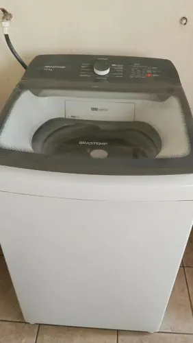 Máquina de Lavar Brastemp 12kg BWK12 Branca 220V - Perfeito Estado