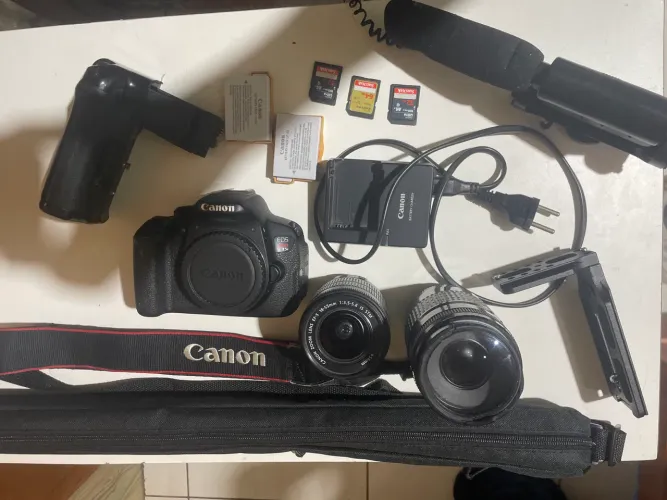 KIT Cânon T5i completo - pronto para uso!?