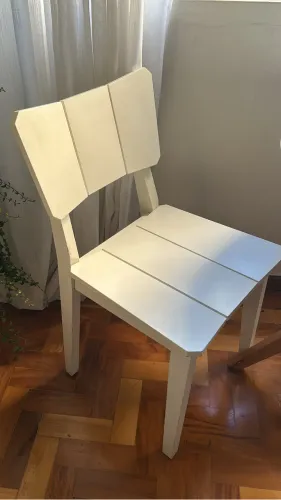 Cadeiras de jantar em laca