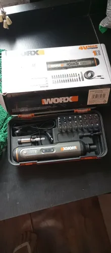 Mini parafusadeira worx 
