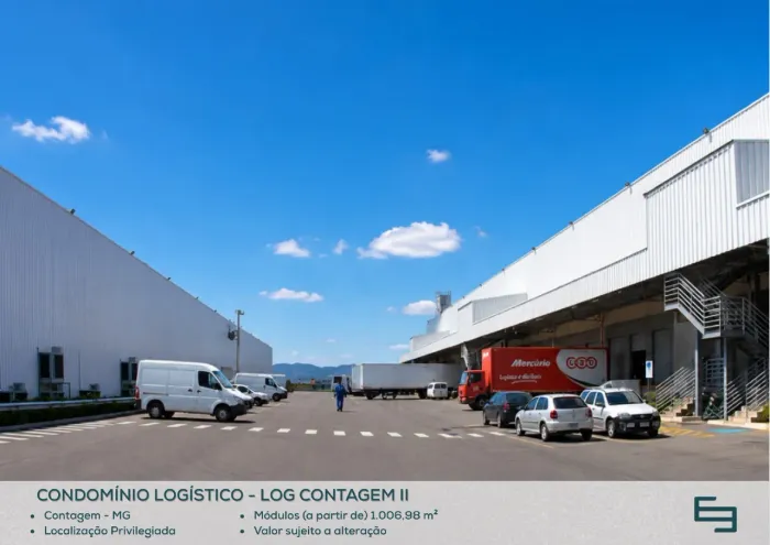 Galpão para alugar em Contagem/MG com 1.227,51 m² em condomínio logístico