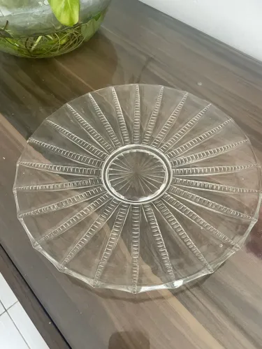 Prato de cristal zerado 
