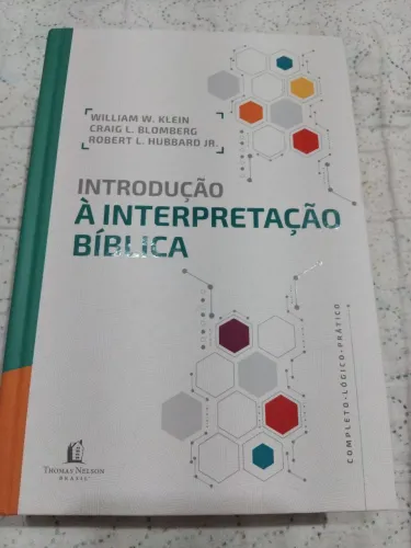 Introdução à interpretação bíblica. 