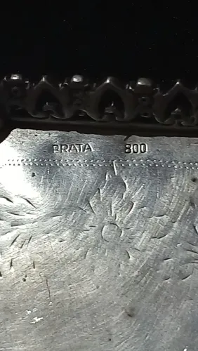 Vendo 3 cordões de prata pura e 1 cinzeiro de prata