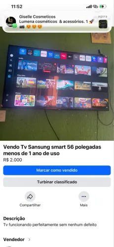 Tv smart 58 polegadas 