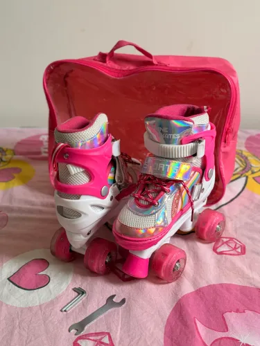 Patins Infantil Nº 33 (Kit completo)