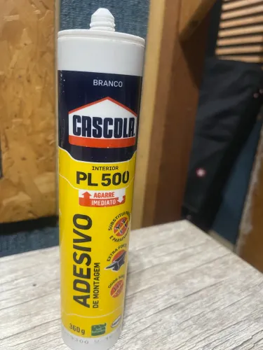 Cascola branco interior Pl 500 adesivo de montagem 360g