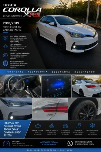 Toyota Corolla XRS 2.0 Flex 16V Aut. 2018
