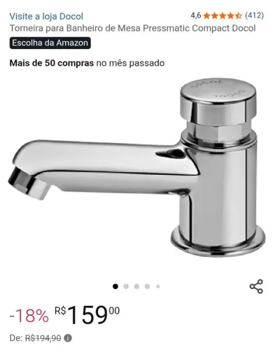 Toneiras Docol 
