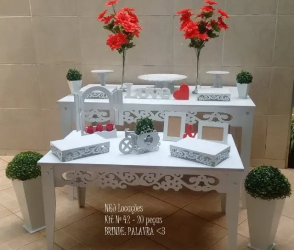 mesa mdf branca