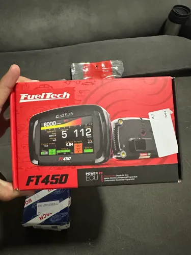 FuelTech FT450 + Wideband Nano + Chicotes + Sonda Bosch 5 fios (kit completo)