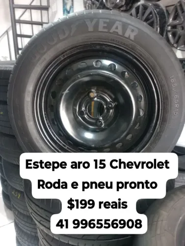 Estepe aro 15 Chevrolet Onix prisma Montana Agile Vectra astra spin Meriva Cobalt.