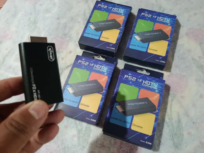 Adaptador HDMI PS2 e ps3 aceito cartão