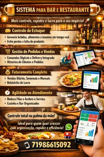 Sistema para Bar e Restaurante 