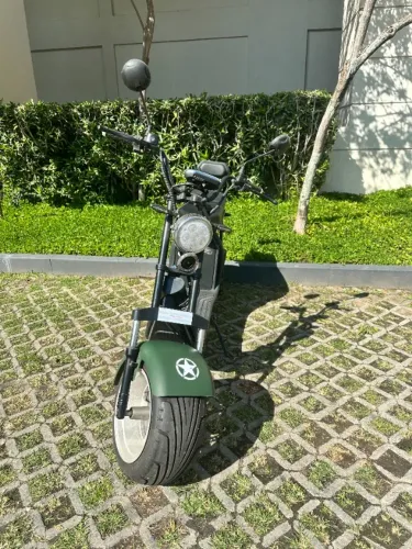 SCOOTER ELÉTRICA X16 - 3000W - 20AH VERDE COM ESTRELA DO USA ARMY- MODELO: 2024/2024.
