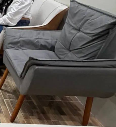Vendo poltrona cinza
