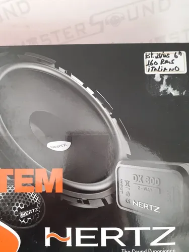Kit 2 vias Hertz. DSK 170.3. Italiano. 6". 160 RMS.  Garantia. Novo. Instalado. 