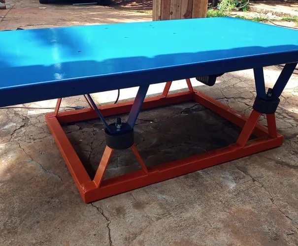 Mesa vibratória de concreto