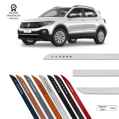Friso Lateral Automotivo - Cores Diversas - Veículos Nacionais e Importados;/ Consulte