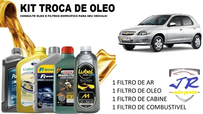 Kit Troca de Óleo e Filtros