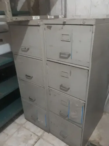Arquivos de aço usados 3 gavetas