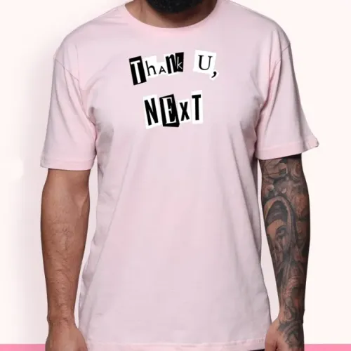 Camiseta Ariana Grande - thank u, next Unissex Tamanho M