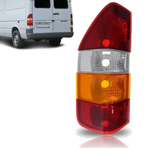 LANTERNA TRICOLOR LISA LADO ESQUERDO MERCEDES BENZ SPRINTER 1997 A 2001