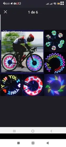 30 Padrões de Luz para Roda de Bicicleta