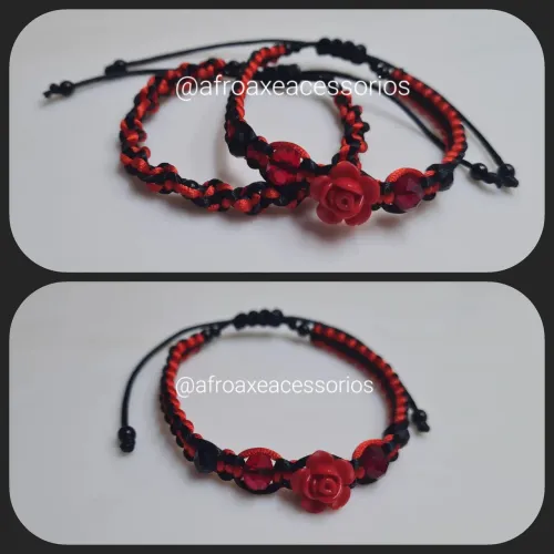Kit 2 pcs Pulseira em Macramê