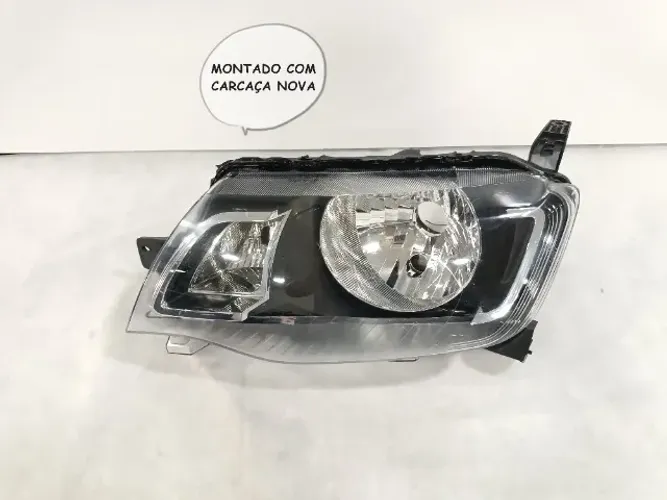 Farol Esquerdo Renault Kwid 2017 2018 2019 Sem Friso