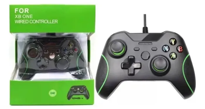 Controle Premium Com Fio Para Xbox One Pc joystick  