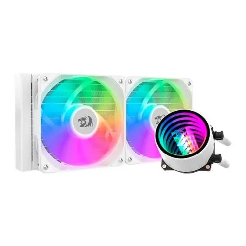 Water Cooler Redragon White 240mm Led ARGB | TDP: 250W ± 10% - WZetta
