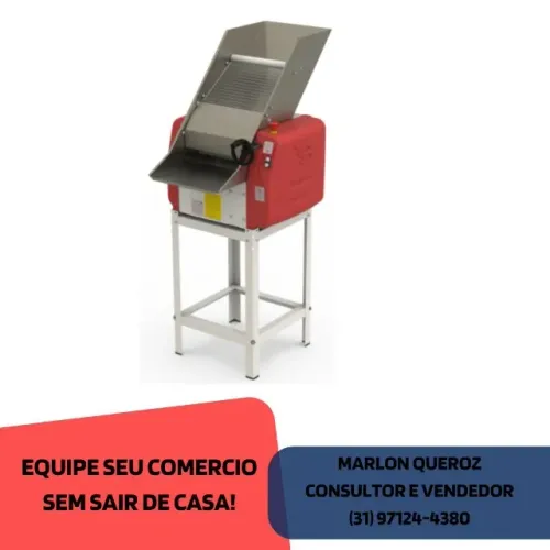 Cilindro de Massas 40cm Braesi com suporte Bivolt
