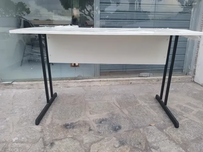Mês para escritorio slim branca 