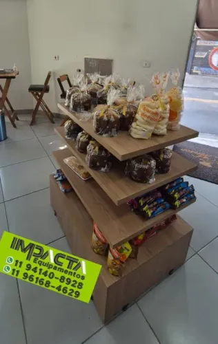 Direto da fábrica sob medida-gôndola central mdf