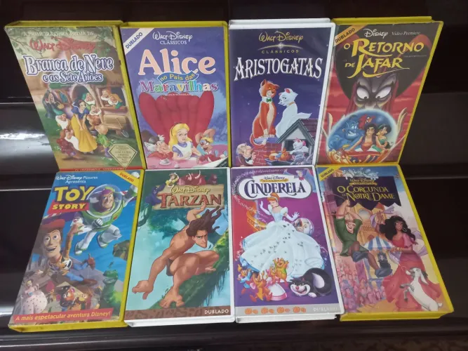 Fitas vhs Disney preço cada 