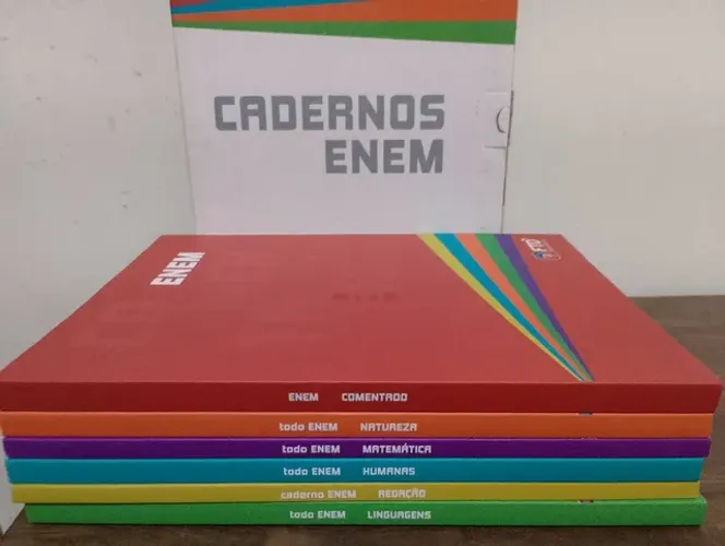 Coleção Cadernos ENEM FTD na Caixa Novos Completa