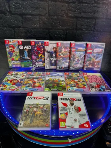 Vários Jogos do Nintendo Switch a pronta entrega