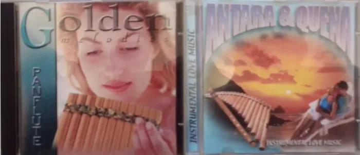 6 CDs: Panflute e Antara; Casamento; Oh, What a love; A tribute to A-ha; Best of strings