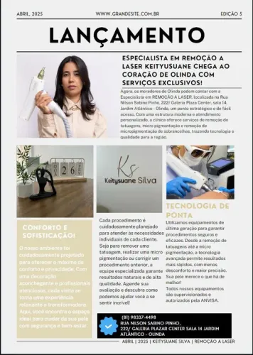 Remoção a Laser em Olinda - Keitysuane Silva