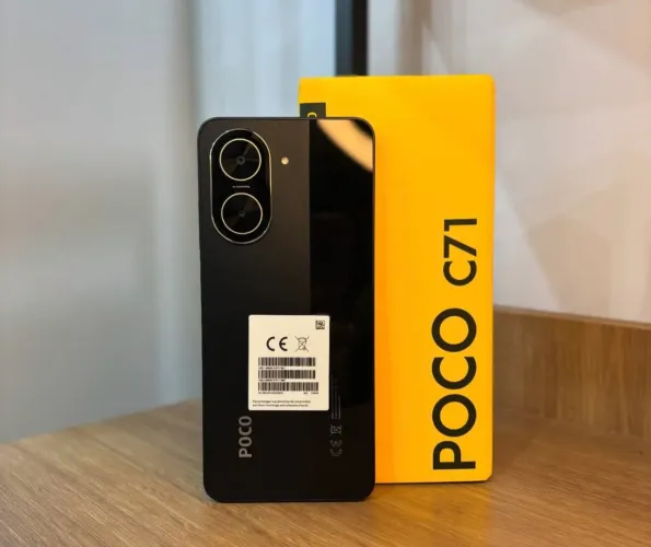 Smartphone Última Peça - POCO C71 - Preto - 128Gb/4Ram - Parcelamos no Cartão 