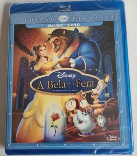 A Bela E A Fera Edição Diamante - Bluray Filme Disney Duplo Lacrado