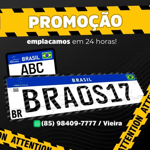 Placas promoção