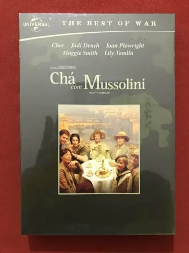DVD Cha com Mussollini- Lacrado