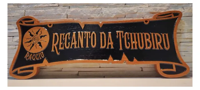 Placa Entalhada Personalizada em Madeira ***LEIA O ANÚNCIO***