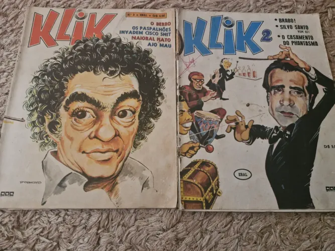 Revistas Klik - Edições 2 e 3 de 1976