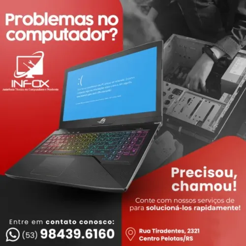 Conserto em computador e notebook