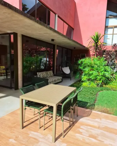 CONJUNTO DE MESA PARA JARDIM - 4 CADEIRAS